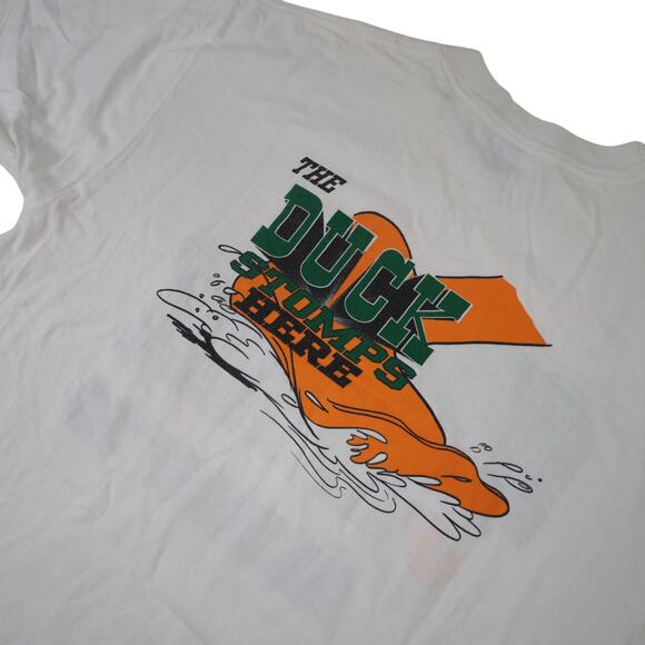 Vintage 1993 University of Oregon Ducks Quack Attack Kickoff Front/back T Shirt - Picture 9 of 10